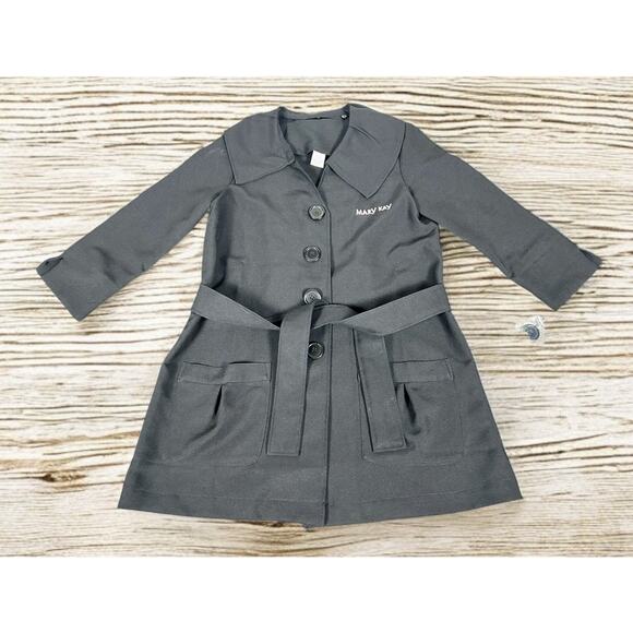 Mary Kay Cosmetics Career Lab Coat Smock Pockets Button Removable Neckline XXS - Picture 1 of 11